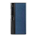 For Huawei Mate Xs 2 Litchi Texture Genuine Leather Phone Case(Blue)