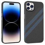 For iPhone 14 Pro hoco Cave Slim PC Phone Case(Black Blue)