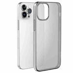 For iPhone 14 Pro hoco Light Series Soft TPU Phone Case(Transparent Black)