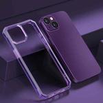 For iPhone 14 Plus TPU Four-corner Airbag Shockproof Phone Case (Purple)