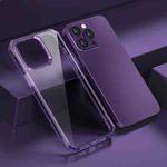 For iPhone 13 Pro TPU Four-corner Airbag Shockproof Phone Case (Purple)