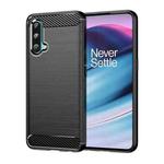 For OnePlus Nord CE 5G Brushed Texture Carbon Fiber TPU Phone Case(Black)