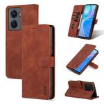 For vivo Y77 5G AZNS Skin Feel Calf Texture Flip Leather Phone Case(Brown)