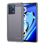 For Realme Narzo 50 Pro Brushed Texture Carbon Fiber TPU Phone Case(Grey)