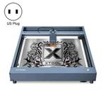 XTOOL D1 Pro-5W High Accuracy DIY Laser Engraving & Cutting Machine, Plug Type:US Plug(Metal Gray)