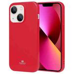 For iPhone 14 Plus GOOSPERY JELLY Shockproof Soft TPU Case (Red)