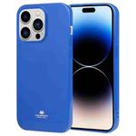 For iPhone 14 Pro GOOSPERY JELLY Shockproof Soft TPU Case(Blue)