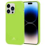 For iPhone 14 Pro Max GOOSPERY JELLY Shockproof Soft TPU Case (Green)