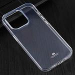 For iPhone 14 Pro Max GOOSPERY JELLY Shockproof Soft TPU Case (Transparent)