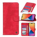 For iPhone 14 Pro Max Antelope Texture Leather Case (Red)