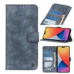 For iPhone 14 Pro Max Antelope Texture Leather Case (Blue)