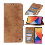 For iPhone 14 Pro Max Antelope Texture Leather Case (Brown)