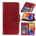 For iPhone 14 Pro Max Nappa Texture Leather Case (Red)