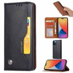 For iPhone 14 Pro Max Knead Skin Texture Leather Case (Black)