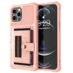 For iPhone 11 Pro ZM06 Card Bag TPU + Leather Phone Case(Pink)