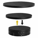 3 in 1 Electric Rotating Display Stand Turntable(Black)