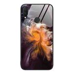 For Huawei Nova 3i Marble Pattern Glass Protective Phone Case(Typhoon)