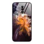 For Huawei Maimang 7 Marble Pattern Glass Protective Phone Case(Typhoon)
