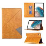 For Samsung Galaxy Tab A8 2022 SM-X200/X205 Prismatic Leather Tablet Case(Yellow)