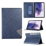 For Samsung Galaxy Tab S8 / Tab S7+ / Tab S7 FE Prismatic Leather Tablet Case(Blue)