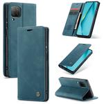For Huawei P40 Lite CaseMe-013 Multifunctional Horizontal Flip Leather Case with Card Slot & Holder & Wallet(Blue)