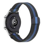 For Honor Watch GS 3 22mm Milan Chain Metal Watch Band(Black Blue)