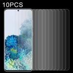 For Galaxy S20+ 10 PCS 0.26mm 9H 2.5D Explosion-proof Non-full Screen Tempered Glass Film