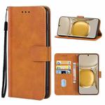 For Huawei Enjoy 50 Pro Leather Phone Case(Brown)