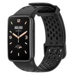 For Xiaomi Mi Band 7 Pro Breathable TPU Watch Band(Black)