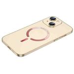 For iPhone 14 Cool Series Magsafe Magnetic Frosted PC Phone Case (Champagne Gold)