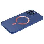 For iPhone 14 Pro Max Cool Series Magsafe Magnetic Frosted PC Phone Case (Navy Blue)