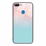 For Honor 9 Lite Colorful Painted Glass Phone Case(Blue Sky)