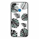 For Honor 9 Lite Colorful Painted Glass Phone Case(Banana Leaf)