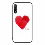 For Honor 9X Colorful Painted Glass Phone Case(Love)