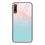 For Honor 9X Colorful Painted Glass Phone Case(Blue Sky)