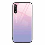 For Honor 9X Colorful Painted Glass Phone Case(Purple Sky)