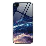 For Honor 10 Colorful Painted Glass Phone Case(Starry Sky)