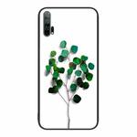 For Honor 20 Pro Colorful Painted Glass Phone Case(Sapling)