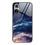 For Honor 50 Colorful Painted Glass Phone Case(Starry Sky)