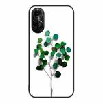 For Huawei nova 8 Pro 4G Colorful Painted Glass Phone Case(Sapling)