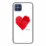 For Huawei nova 8 SE Colorful Painted Glass Phone Case(Love)