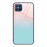 For Huawei nova 8 SE Colorful Painted Glass Phone Case(Blue Sky)