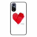 For Huawei nova 9 Colorful Painted Glass Phone Case(Love)
