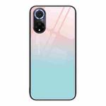 For Huawei nova 9 Colorful Painted Glass Phone Case(Blue Sky)