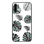 For Huawei P30 Pro Colorful Painted Glass Phone Case(Banana Leaf)