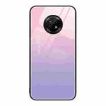 For Huawei Enjoy 20 Plus 5G Colorful Painted Glass Phone Case(Purple Sky)