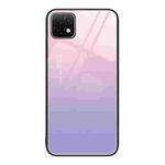 For Huawei Enjoy 20 5G Colorful Painted Glass Phone Case(Purple Sky)