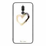 For Huawei Maimang 6 Colorful Painted Glass Phone Case(Golden Love)