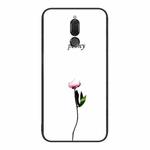 For Huawei Maimang 6 Colorful Painted Glass Phone Case(A Flower)