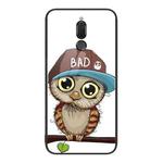 For Huawei Maimang 6 Colorful Painted Glass Phone Case(Owl)